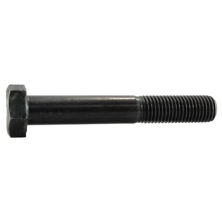 Midwest Fastener Class 10.9, M12-1.50 Hex Head Cap Screw, Plain Steel, 80 mm L, 4 PK 930821